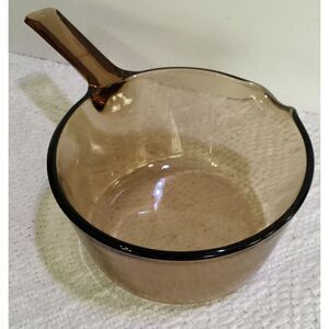Vision Visions Corning USA 1L Saucepan w/ Pour Spout Amber *NO LID* Cookware